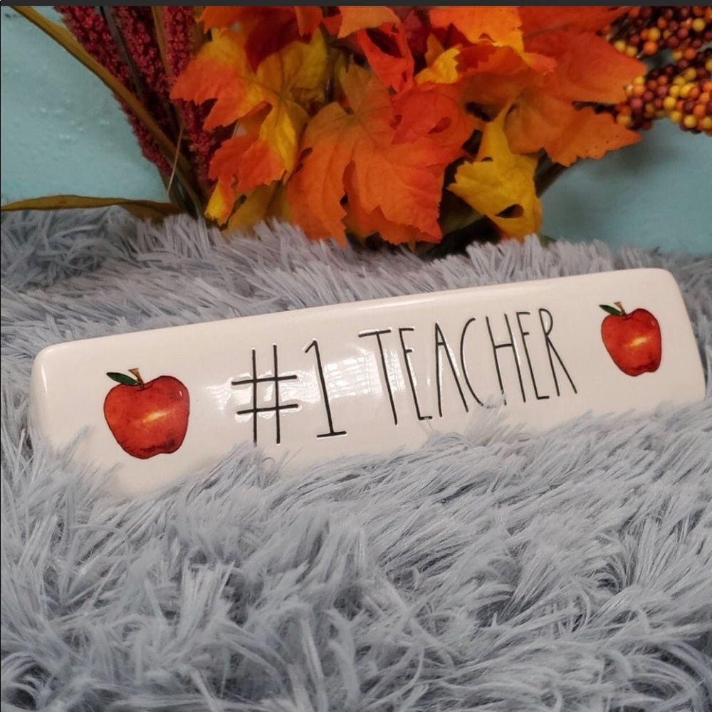 Rae Dunn “#1 teacher “